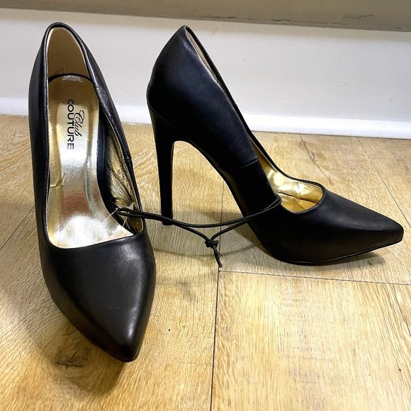 Classic Black Heels (Matte) - Picture 1 of 4